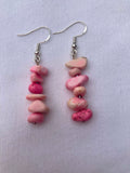 Pink Turquoise Earrings