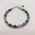 Afterglow — Iridescent Glass Bead Bracelet