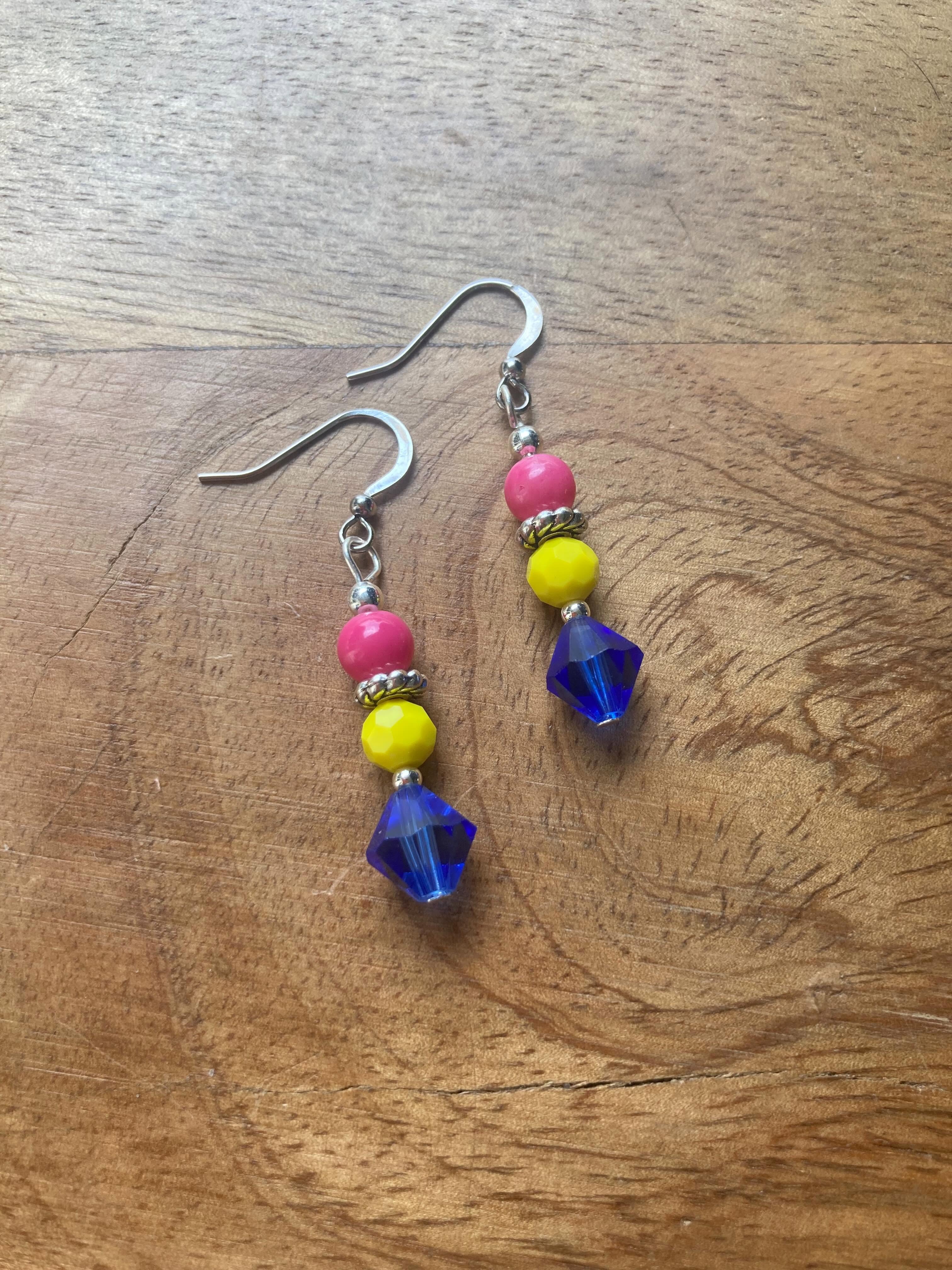 Pansexual Pride Earrings