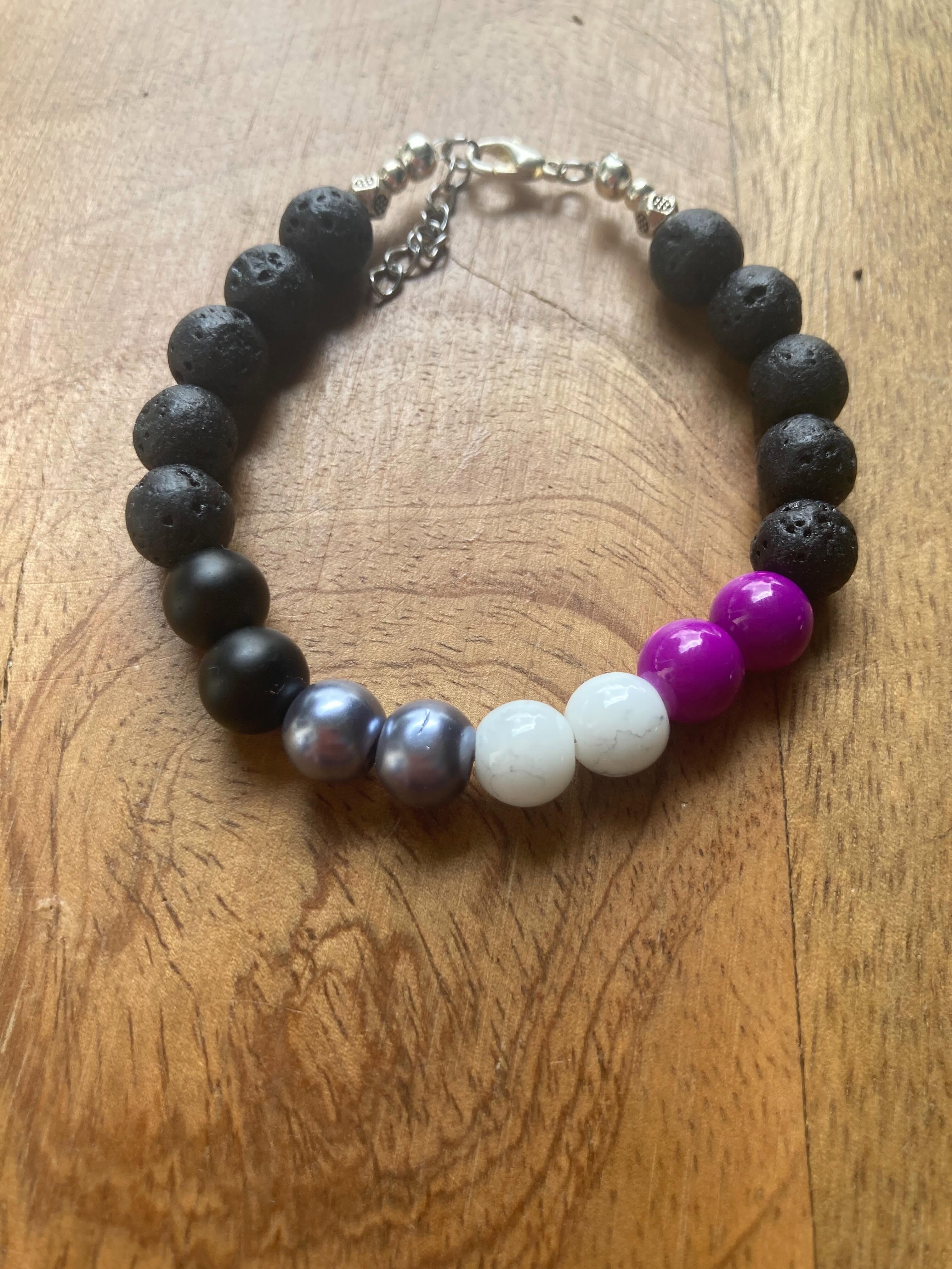 Asexual Pride Bracelet