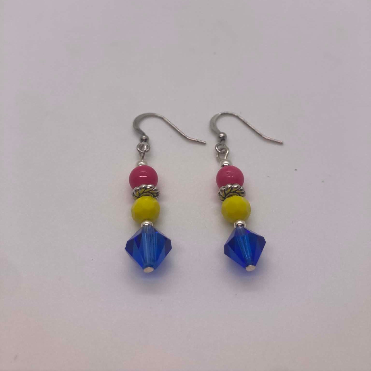 Pansexual Pride Earrings