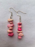 Pink Turquoise Earrings