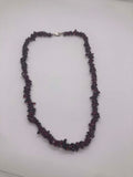 Garnet Chip Necklace