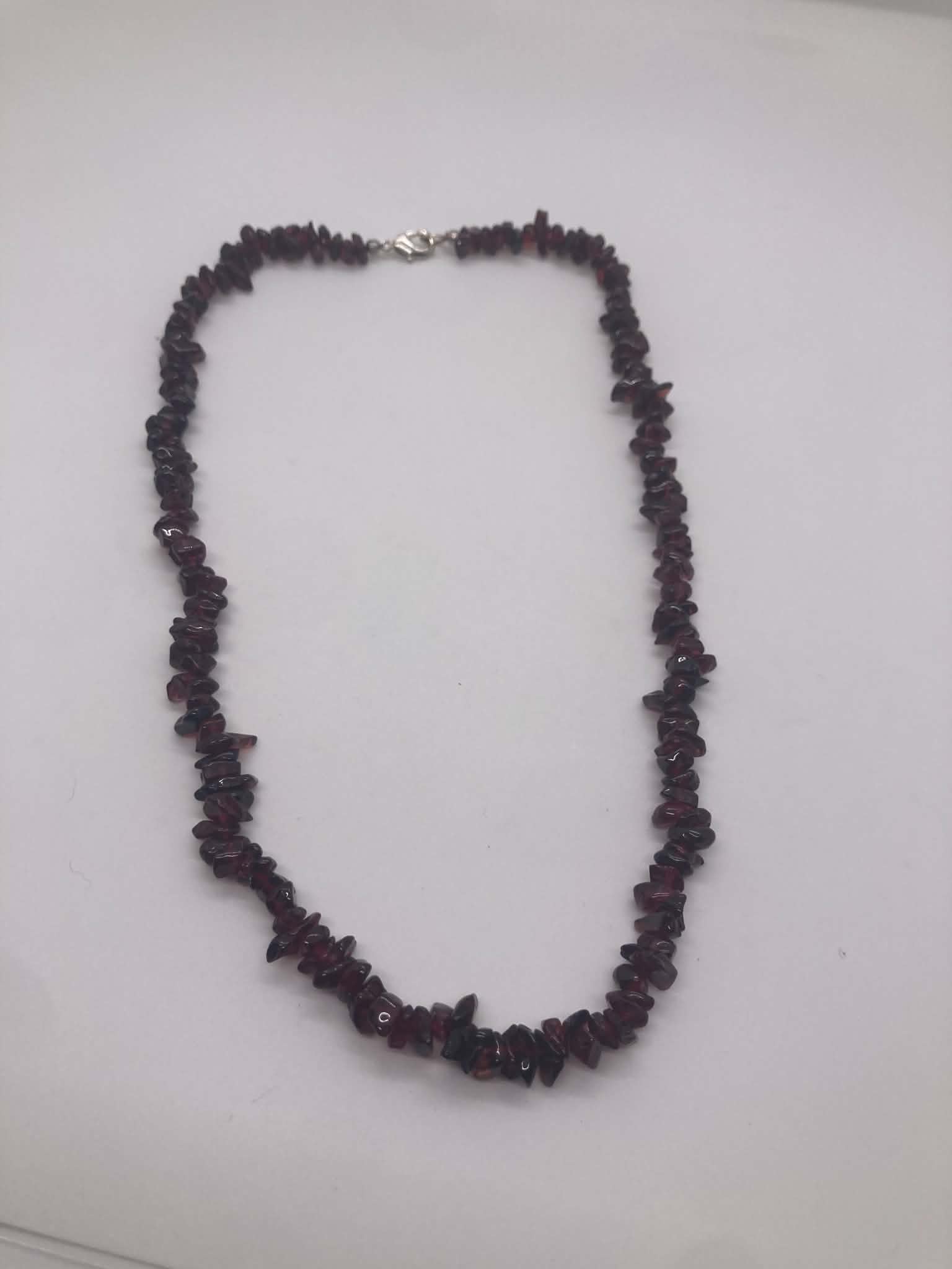 Garnet Chip Necklace