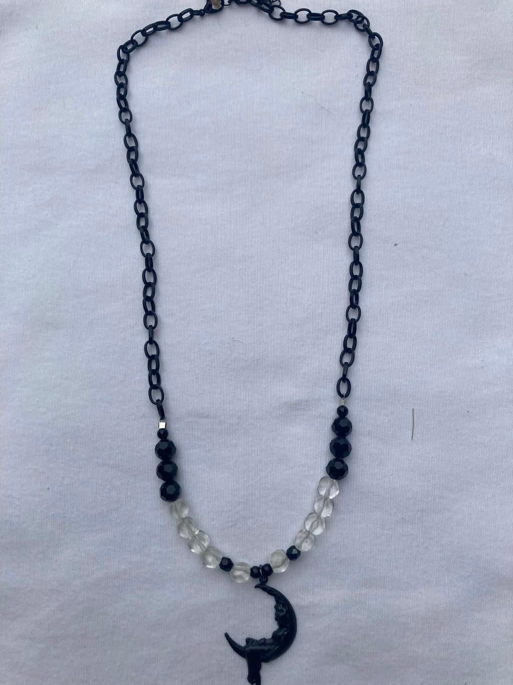 Girl in the Moon Necklace