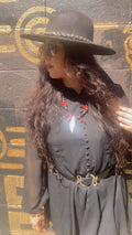 Bad Omen — Lava Stone, Dragon Coral & Mother-of-Pearl Statement Necklace